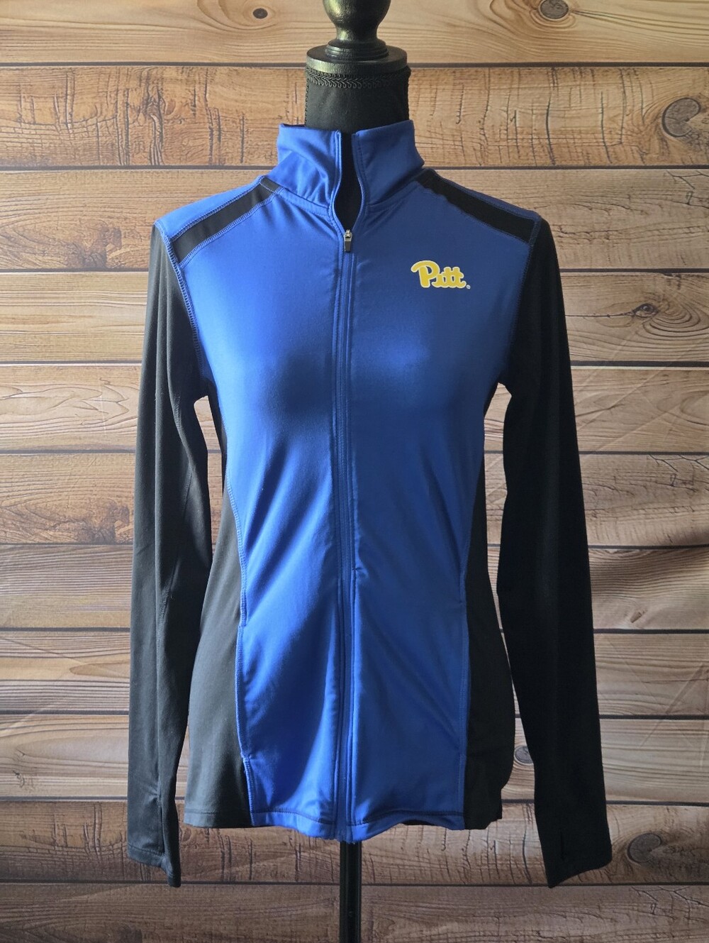 Rivalry Threads 91 Pittsburgh Panthers Blue & black Lightweight Zip Up Size S